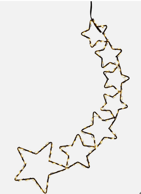 LED-Hängedeko "Stars" 110 LEDs