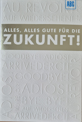 Alles, alles Gute für die Zukunft (B6)