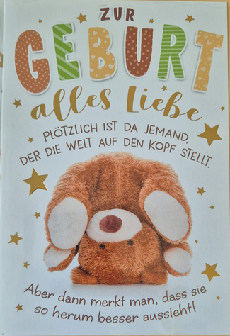 Zur Geburt alles Liebe (B6)