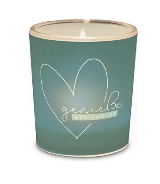 Licht +Teelicht D6H6 Genieße Moment