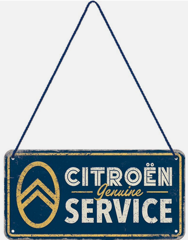 Hängeschild. Citroen - Genuine Service