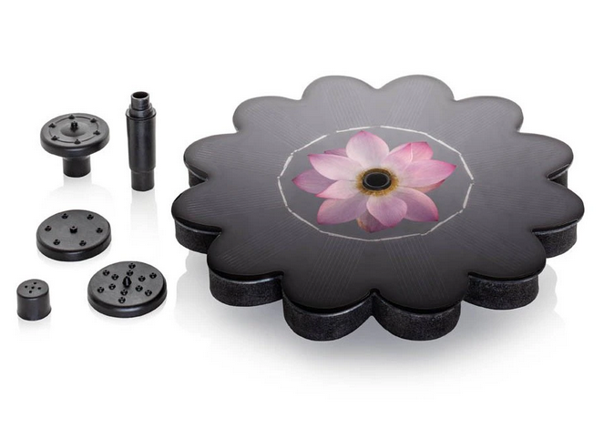 Solar-Wasserspiel Seerose