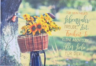 Für dein Neues Lebensjahr Freude, Zeit, Freiheit & kleine Abenteuer (B6)