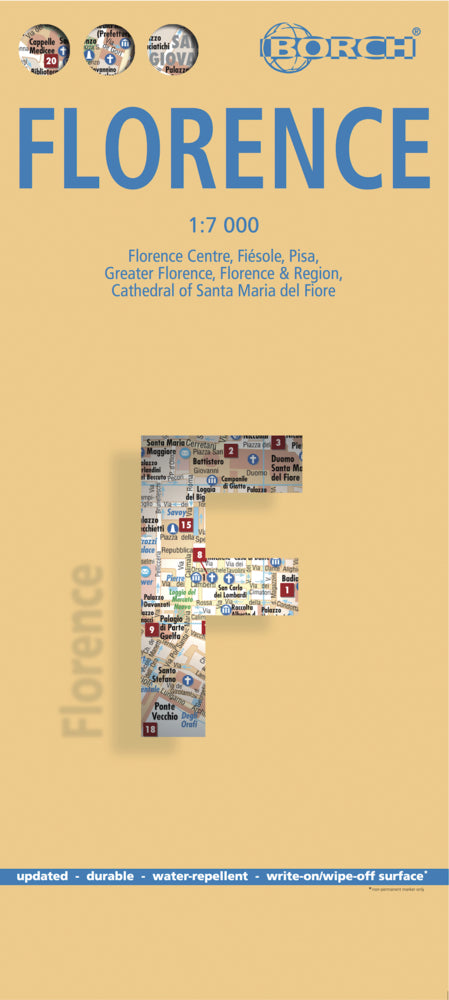 Borch Map Florence/ Florenz