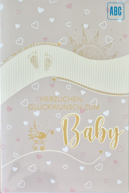 Herzlichen Glückwunsch zum Baby (B6)
