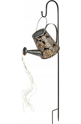 Solar-Gartenstecker Giesskanne "Dahlia"