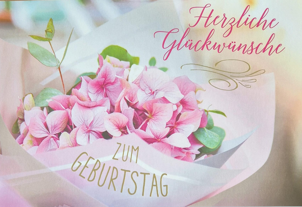 Herzliche Glückwünsche zum Geburtstag (B6)