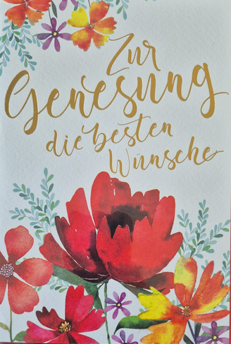 Zur Genesung die besten Wünsche (B6)