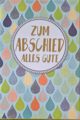 Zum Abschied alles Gute (B6)