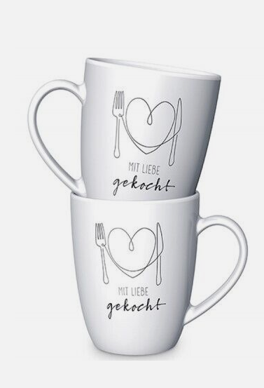 Simple Kitchen - Becher, Mit Liebe