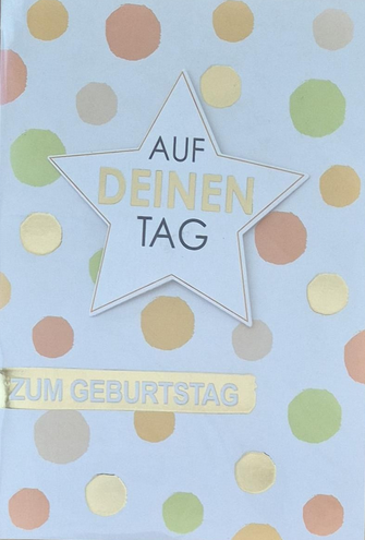 Auf deinen Tag zum Geburtstag (B6)