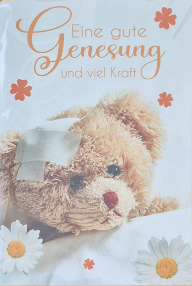 Eine gute Genesung und viel Kraft (B6)