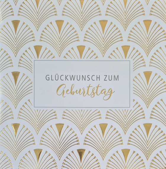 Glückwunsch zum Geburtstag (15 x 15 cm)