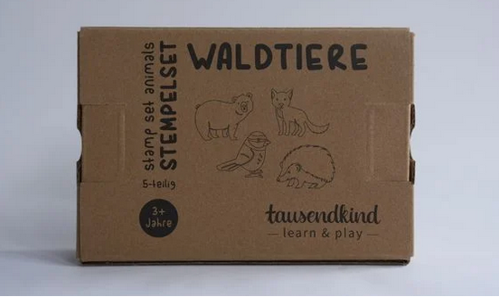 Stempelset WALDTIERE 5-teilig