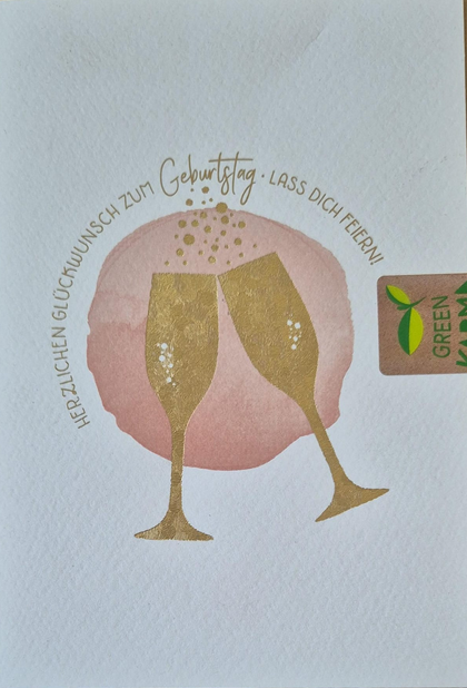 Herzlichen Glückwunsch zum Geburtstag lass Dich feiern (B6)