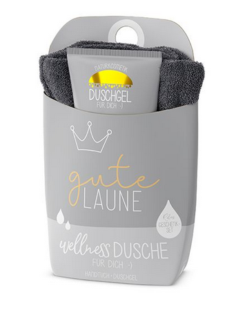 La Vida Geschenkset Wellness Dusche Gute Laune grau (Körperpflegeset)
