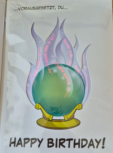 Ich sehe ein langes und erfülltes Leben (15 x 22 cm)