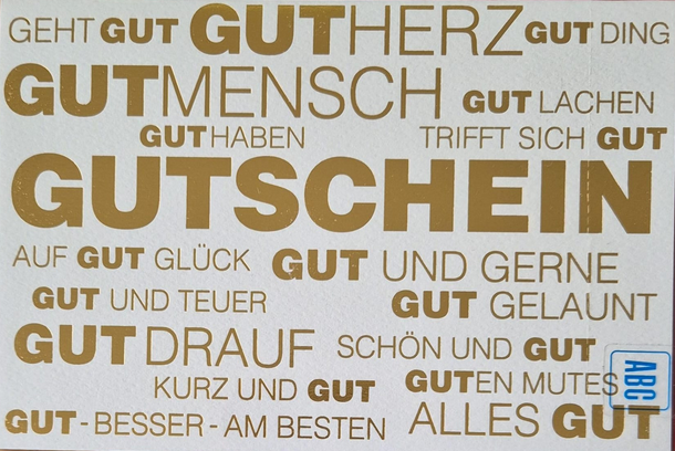 Gutschein (B6)