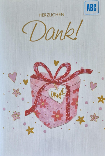 Herzlichen Dank! (B6)