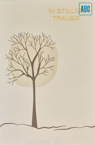 In stiller Trauer (B6)