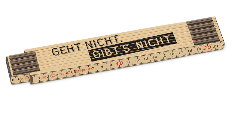 Zollstock Geht nicht