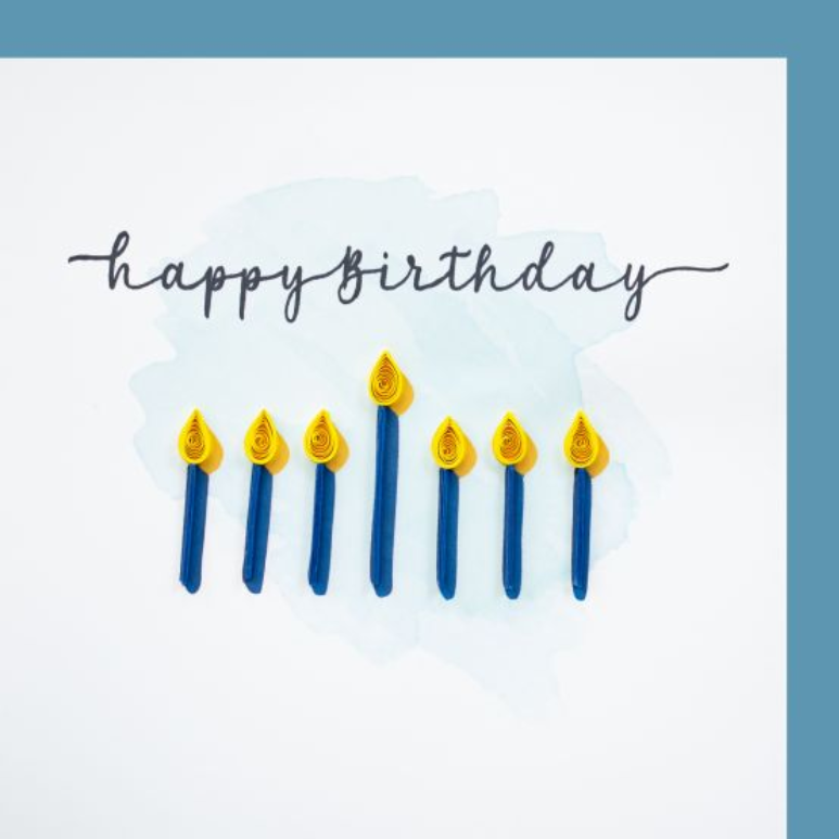 Happy Birthday (15 x 15 cm)