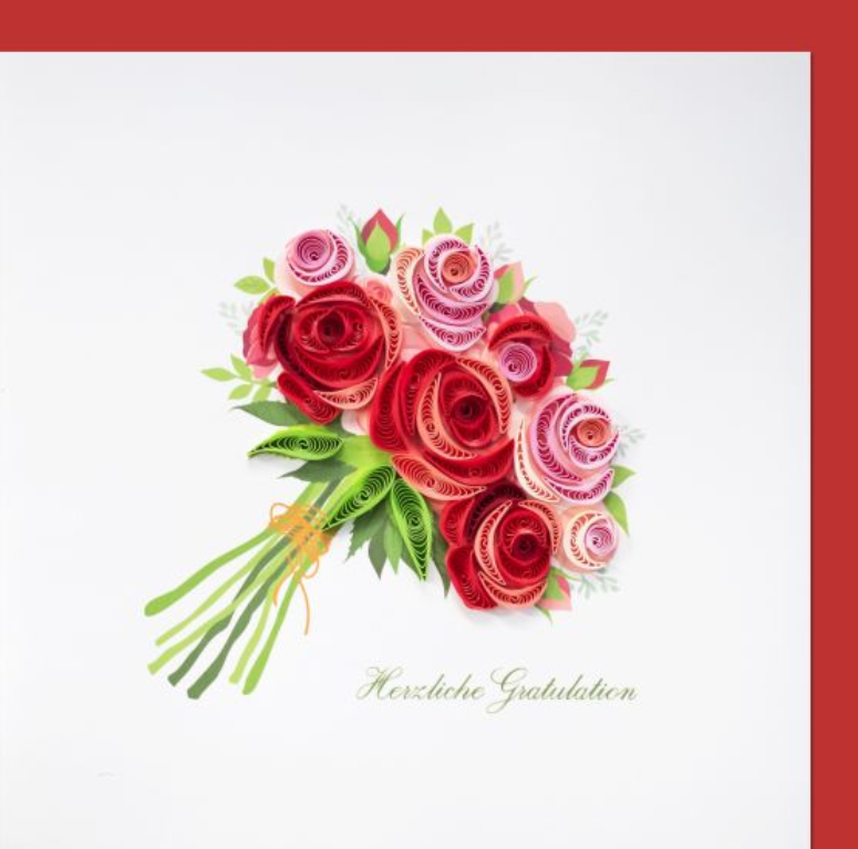 Herzliche Gratulation (15 x 15 cm)