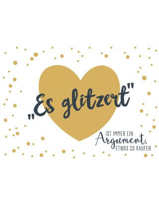 Es glitzert...