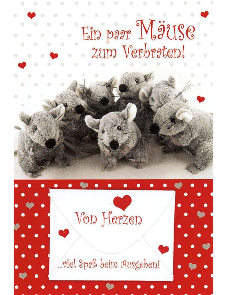 DK Ag Collage Geldkarte "Mäuse"