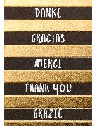 Doppelkarte Black & Gold