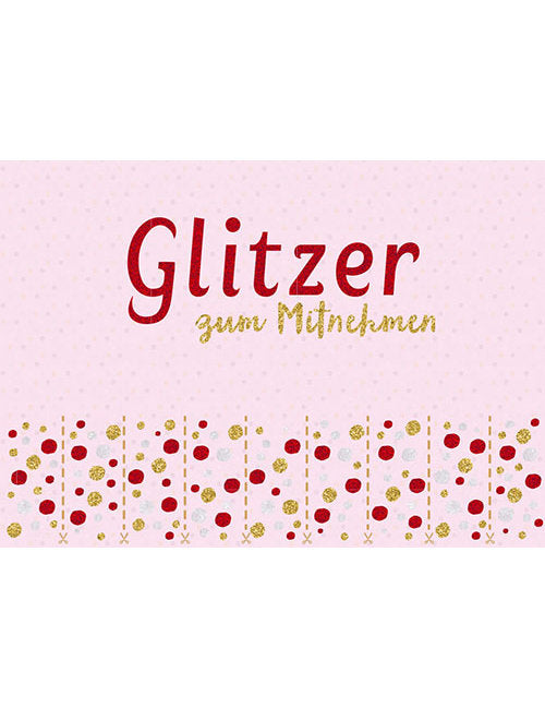 Glitzer zum Mitnehmen