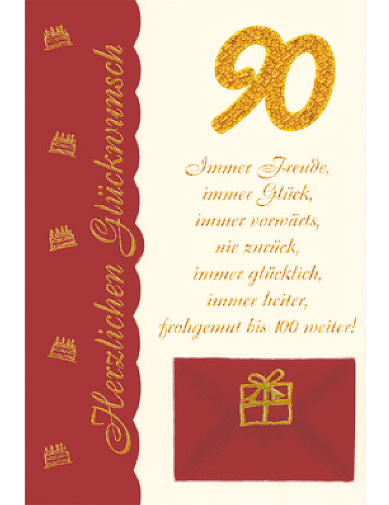 DK Geburtstag Zahl 90