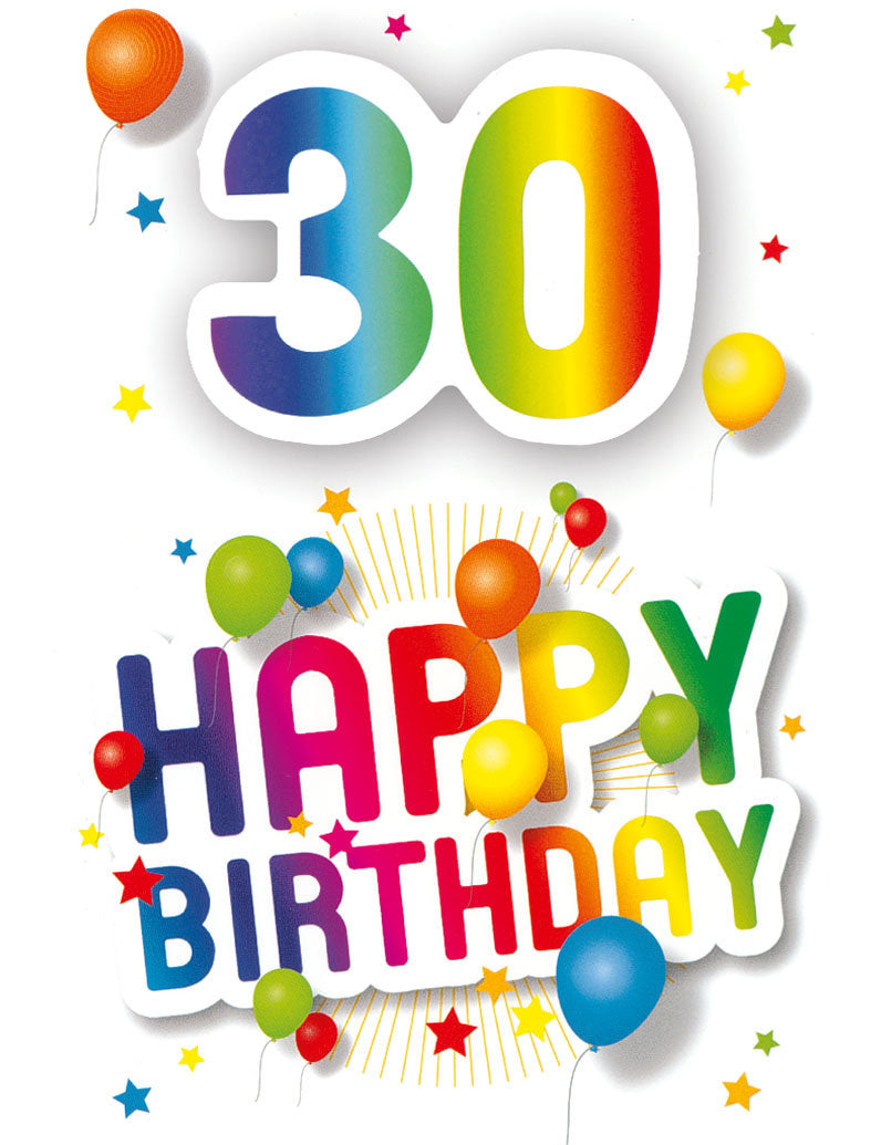 DK Geburtstag Zahl 30