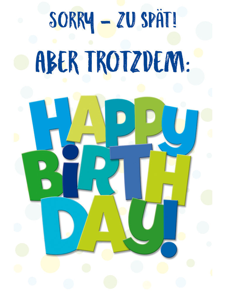 DK Geburtstag Nachträglich