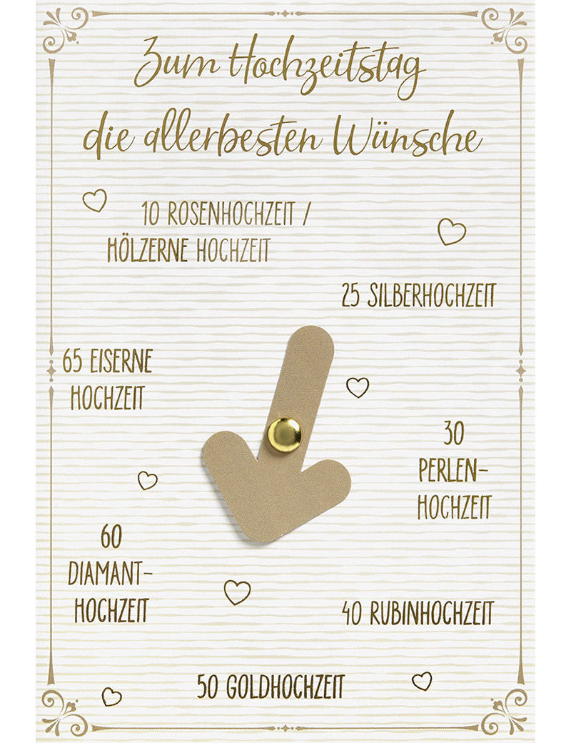 DK Hochzeitstag Drehrad