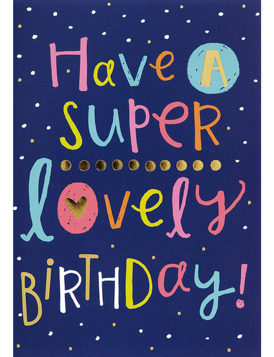 Doppelkarte Basic / Lovely Birthday