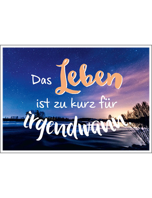 Postkarte. Kultura / Weisheiten/Sprüche