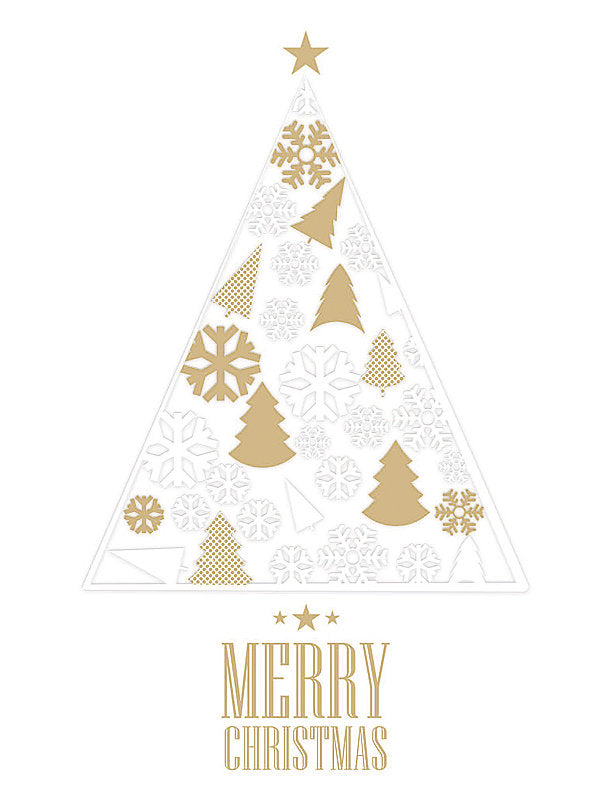 Biglietto Buon Natale C/rilievo E Foil