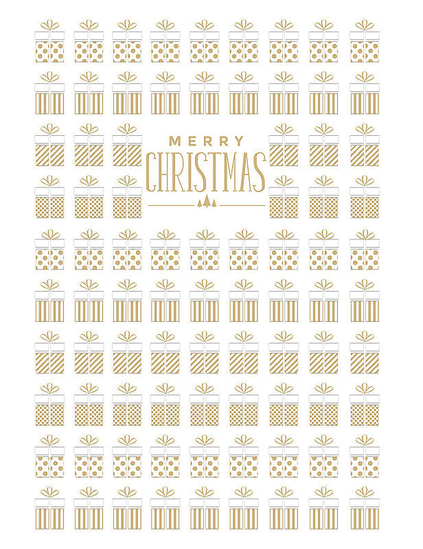 Biglietto Buon Natale C/rilievo E Foil