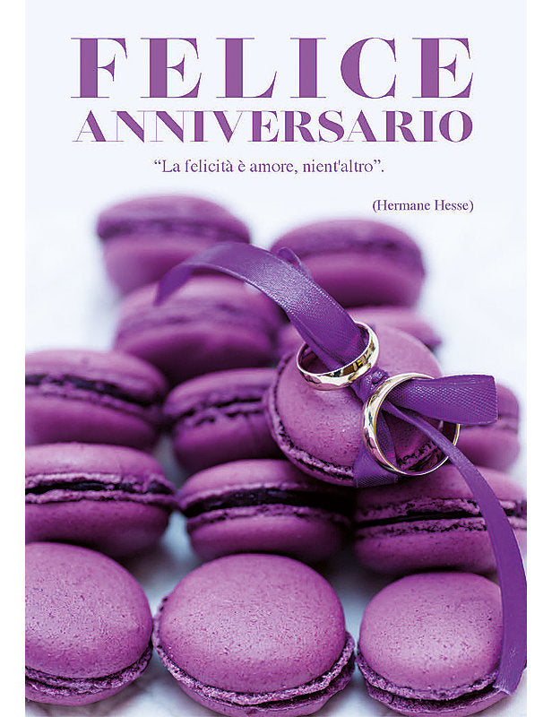 Biglietto Anniversario C/glitter