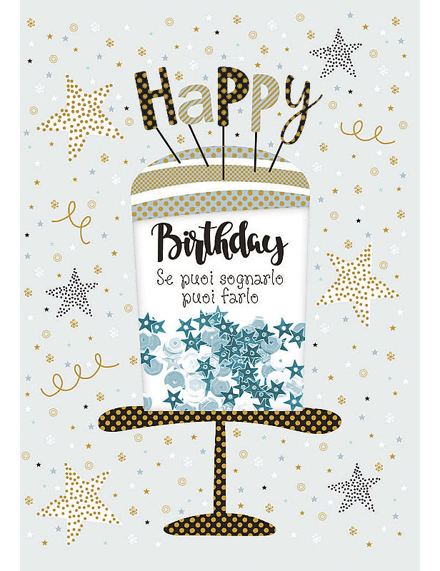 Bigl. Compleanno Special C/pailettes