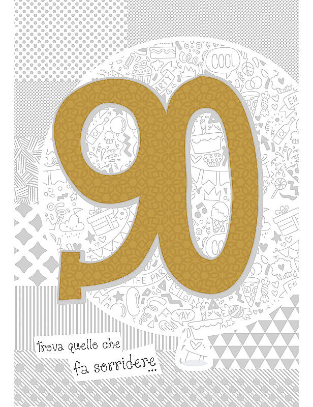 Bigl. Compleanno 90 Anni Special C/appl.