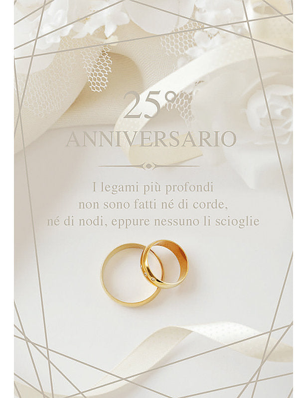 Biglietto 25 Anniversario C/foil