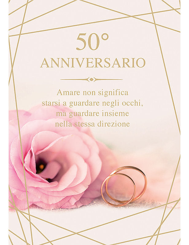 Biglietto 50 Anniversario C/foil