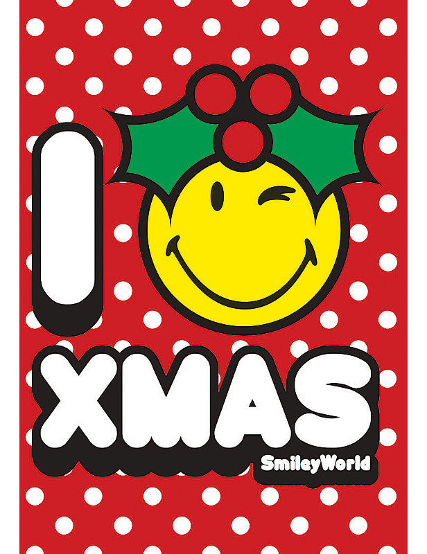 Biglietto Natale Smile C/glitter