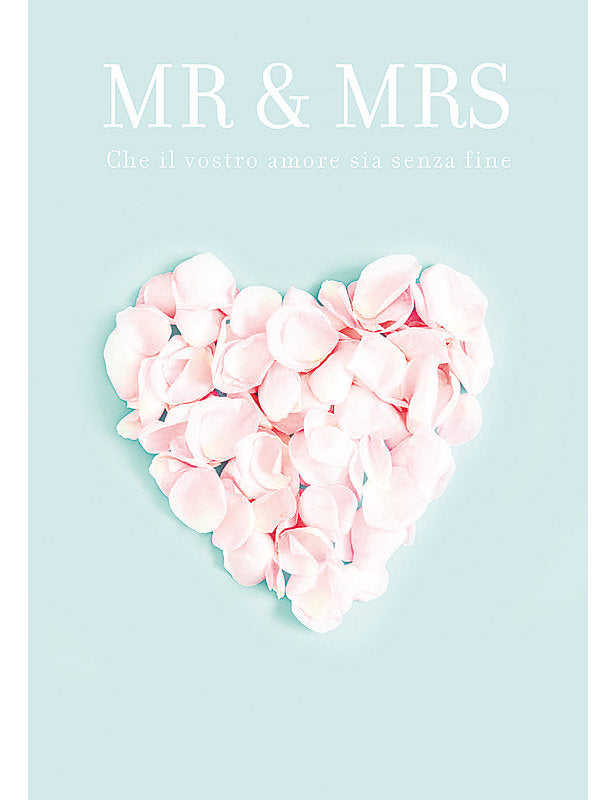 Biglietto Matrimonio C/glitter