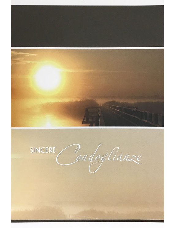 Biglietto Sincere Condoglianze 2-3380