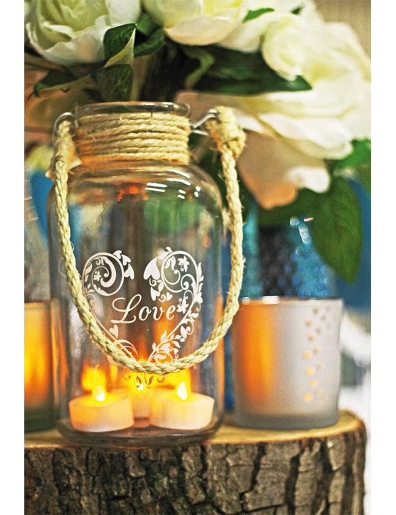 DK Blanco Foto Teelicht im Glas