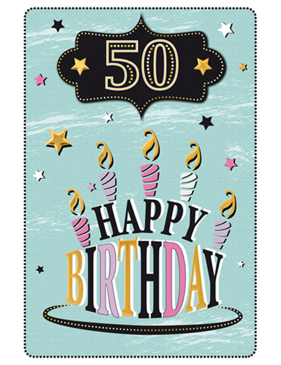 DK Zahlengeburtstag 50