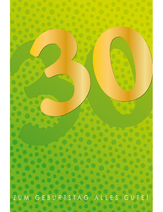 DK Zahlengeburtstag 30